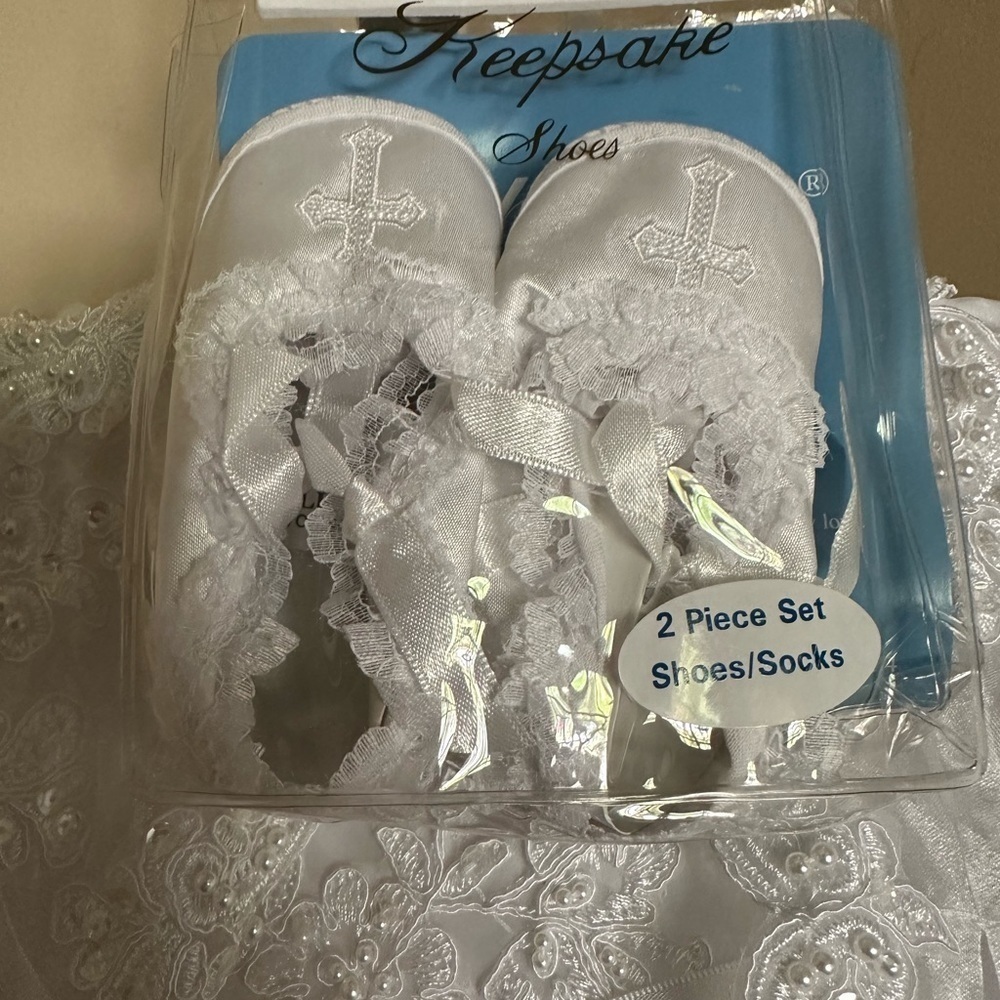 Simran fashion girls christening gown/jacket - Picture 14 of 16